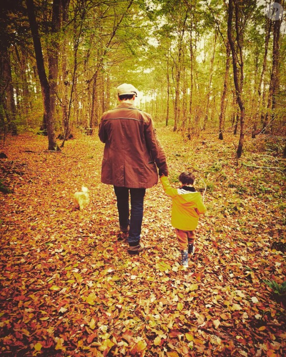 Emanuele Giorgi et son fils Valentino