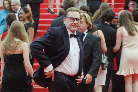 Helmut Berger - Montée des marches du film " Saint-Laurent" lors du 67ème festival international du film de Cannes - 17 mai 2014