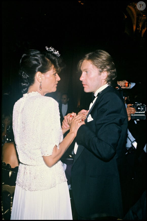 Helmut Berger et Claudia Cardinale en 1980