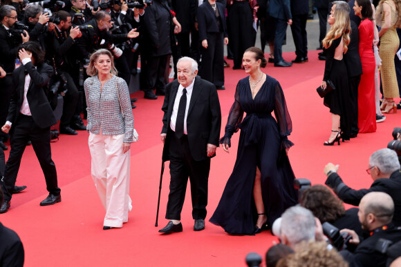 La princesse Caroline de Hanovre, Paul Rassam, Carole Bouquet - Montée des marches du film " Killers of the flower moon " lors du 76ème Festival International du Film de Cannes, au Palais des Festivals à Cannes. Le 20 mai 2023 © Jacovides-Moreau / Bestimage