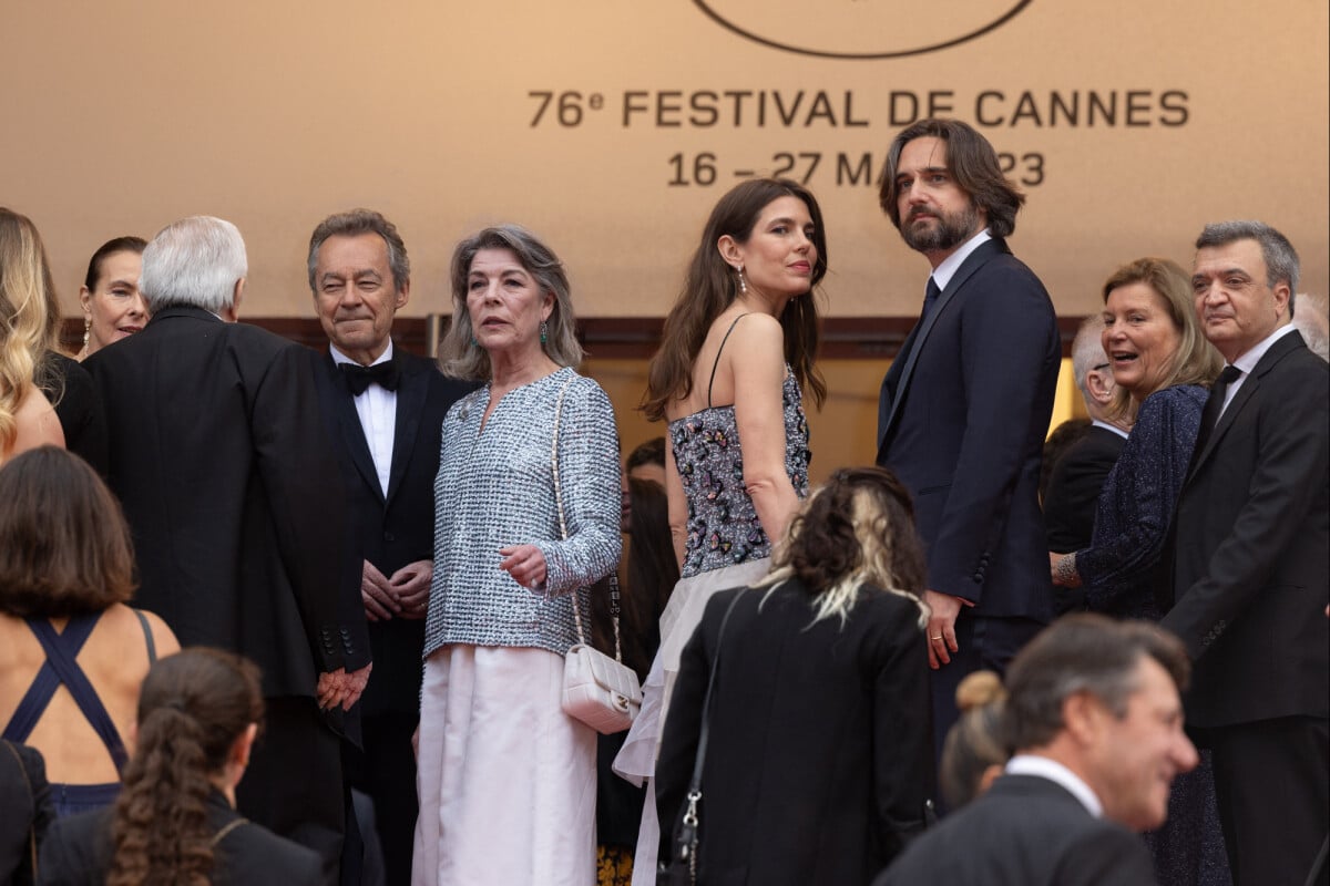Photo : Avec leurs enfants Charlotte de Casiraghi et Dimitri Rassam ...