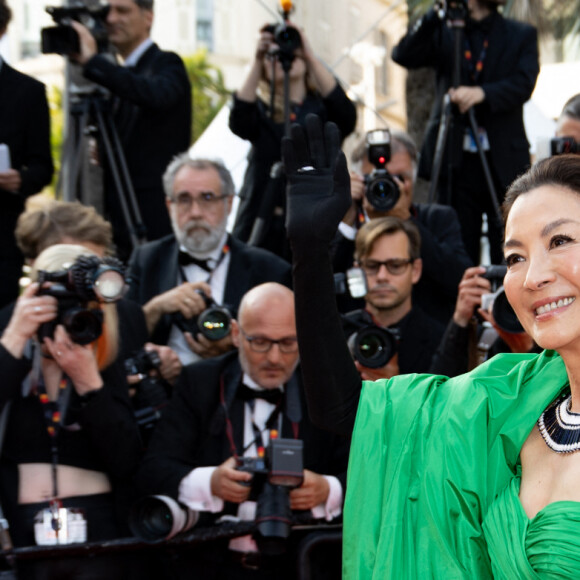 Michelle Yeoh - Montée des marches du film " Firebrand (Le jeu de la reine) " lors du 76ème Festival International du Film de Cannes, au Palais des Festivals à Cannes. Le 21 mai 2023 © Jacovides-Moreau / Bestimage 