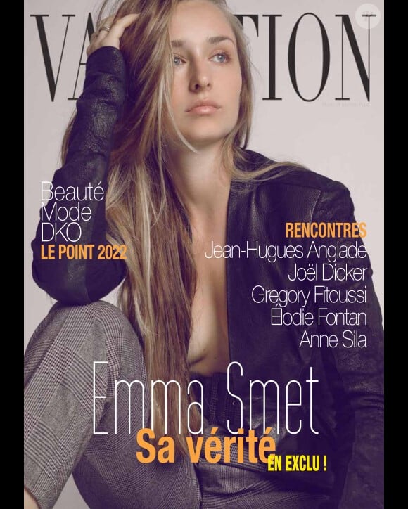 Emma Smet en couverture du magazine "Variation".