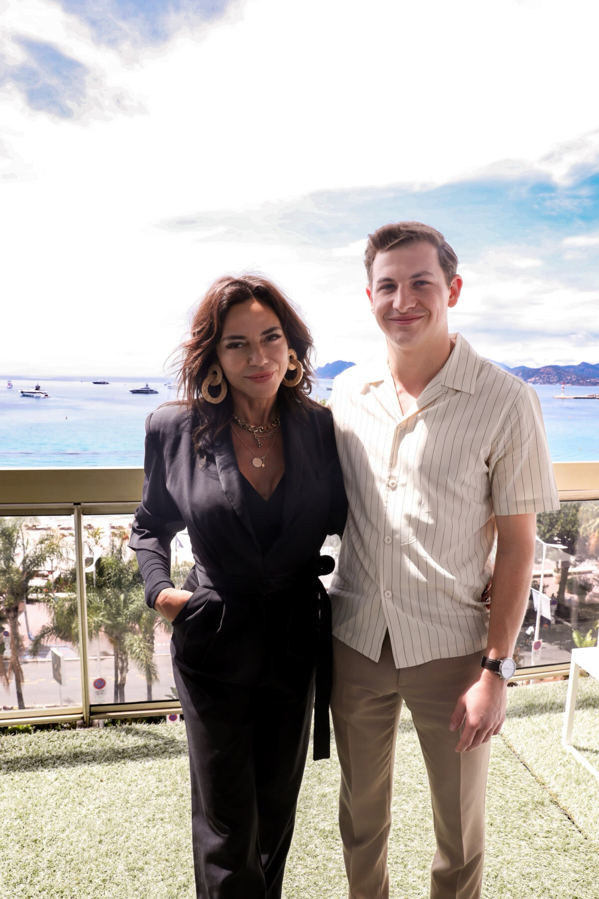 Photo : Tye Sheridan et Sandra Sisley à Cannes - Purepeople