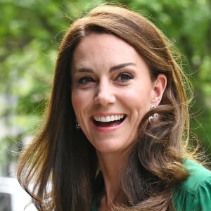 Catherine (Kate) Middleton, princesse de Galles, arrive pour une visite au Centre Anna Freud, un centre de recherche, de formation et de traitement sur la santé mentale des enfants à Londres, Royaume Uni, le 18 mai 2023. 