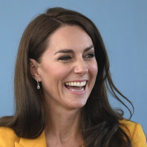 Catherine (Kate) Middleton, princesse de Galles, lors d'une visite au centre communautaire Percy à Bath, le 16 mai 2023. Cette visite a pour but de rencontrer les jeunes soutenus par l'organisme de bienfaisance, "Dame Kelly Holmes Trust Youth Development".  The Princess of Wales during a visit to the Percy Community Centre in Bath, to meet some of the young people supported by the Dame Kelly Holmes Trust youth development charity. Picture date: Tuesday May 16, 2023. 