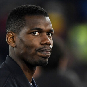 Sur les photos partagées par le footballeur, on peut voir que le nouveau né a un petit bonnet rose, ce qui pourrait laisser croire qu'il s'agit d'une fille !
Paul Pogba - Match AS Roma contre la Juventus de Turin (1 - 0) au stadio Olimpico à Rome, le 5 mars 2023. Après le match face au Torino le 28 février 2023 (4-2), Paul Pogba a joué son deuxième match, absent des terrains depuis avril 2022. Insidefoto / Panoramic / Bestimage