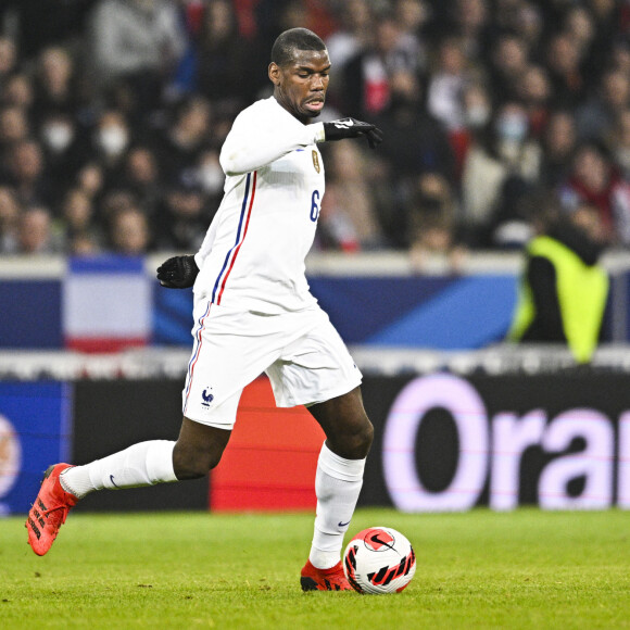 Paul Pogba (Fra) - L'équipe de France bat l'Afrique du Sud 5 à 0 lors d'un match amical au stade Pierre Mauroy à Villeneuve d'Ascq le 29 mars 2022. © JB Autissier /Panoramic/Bestimage