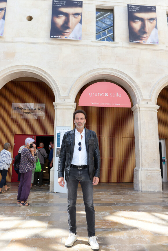 Exclusif - Anthony Delon représentait son père lors de la projection du film "Monsieur Klein" du réalisateur J. Losey lors du 50ème Festival La Rochelle Cinéma à La Coursive à La Rochelle le 3 juillet 2022. © Jean-Marc Lhomer/Bestimage 