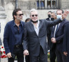 Une belle occasion de représenter son père dans cet hôtel à deux pas de la Croisette.
Alain Delon et son fils Anthony - Obsèques de Jean-Paul Belmondo en l'église Saint-Germain-des-Prés, à Paris le 10 septembre 2021. © Cyril Moreau / Bestimage 