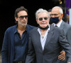 Anthony Delon a remplacé par son père Alain Delon pour assister à une exposition en son honneur.
Alain Delon et son fils Anthony - Obsèques de Jean-Paul Belmondo en l'église Saint-Germain-des-Prés, à Paris. © Dominique Jacovides / Bestimage 