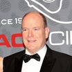 PHOTO Albert de Monaco avec le prince Jacques, une vraie star, apparition furtive pendant le Grand Prix