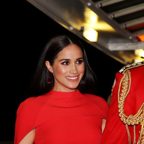 Le prince Harry, duc de Sussex, et Meghan Markle, duchesse de Sussex assistent au festival de musique de Mountbatten au Royal Albert Hall de Londres, Royaume Uni, le 7 mars 2020.