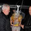 Lady Gaga à Londres, après son concert, se dirige vers le restaurant Mr. Chow, le 27 février 2010