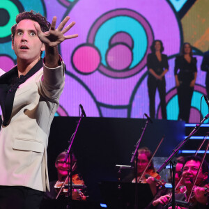 Exclusif - Mika - Enregistrement de l'émission "Le gala des Pièces Jaunes, le concert événement" au Zenith de Paris, diffusée le 28 janvier sur France 2. Le 25 janvier 2023 © Dominique Jacovides / Bestimage