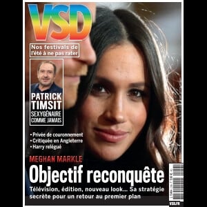 Meghan Markle et le prince Harry en couverture du magazine "VSD" du 31 mai 2023