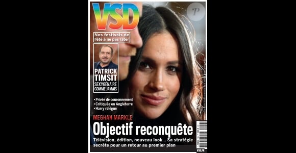 Meghan Markle et le prince Harry en couverture du magazine "VSD" du 31 mai 2023