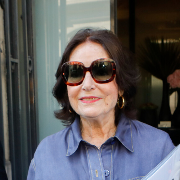 Nana Mouskouri - Sorties du défilé de mode Haute-Couture 2019/2020 "Jean Paul Gaultier" à Paris. Le 3 juillet 2019 © Veeren Ramsamy-Christophe Clovis / Bestimage