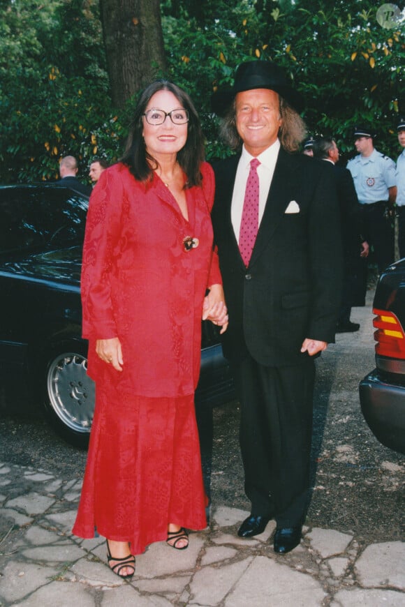 Nana Mouskouri et André Chapelle en 1998 (photo d'archive)