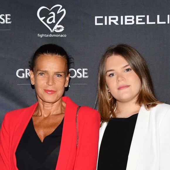 Exclusif - La princesse Stéphanie de Monaco et sa fille Camille Gottlieb durant la présentation officielle de l'association Be Safe dont la présidente est Camille Gottlieb au MK sur le port de Monaco le 10 novembre 2018 © Bruno Bebert / Bestimage 