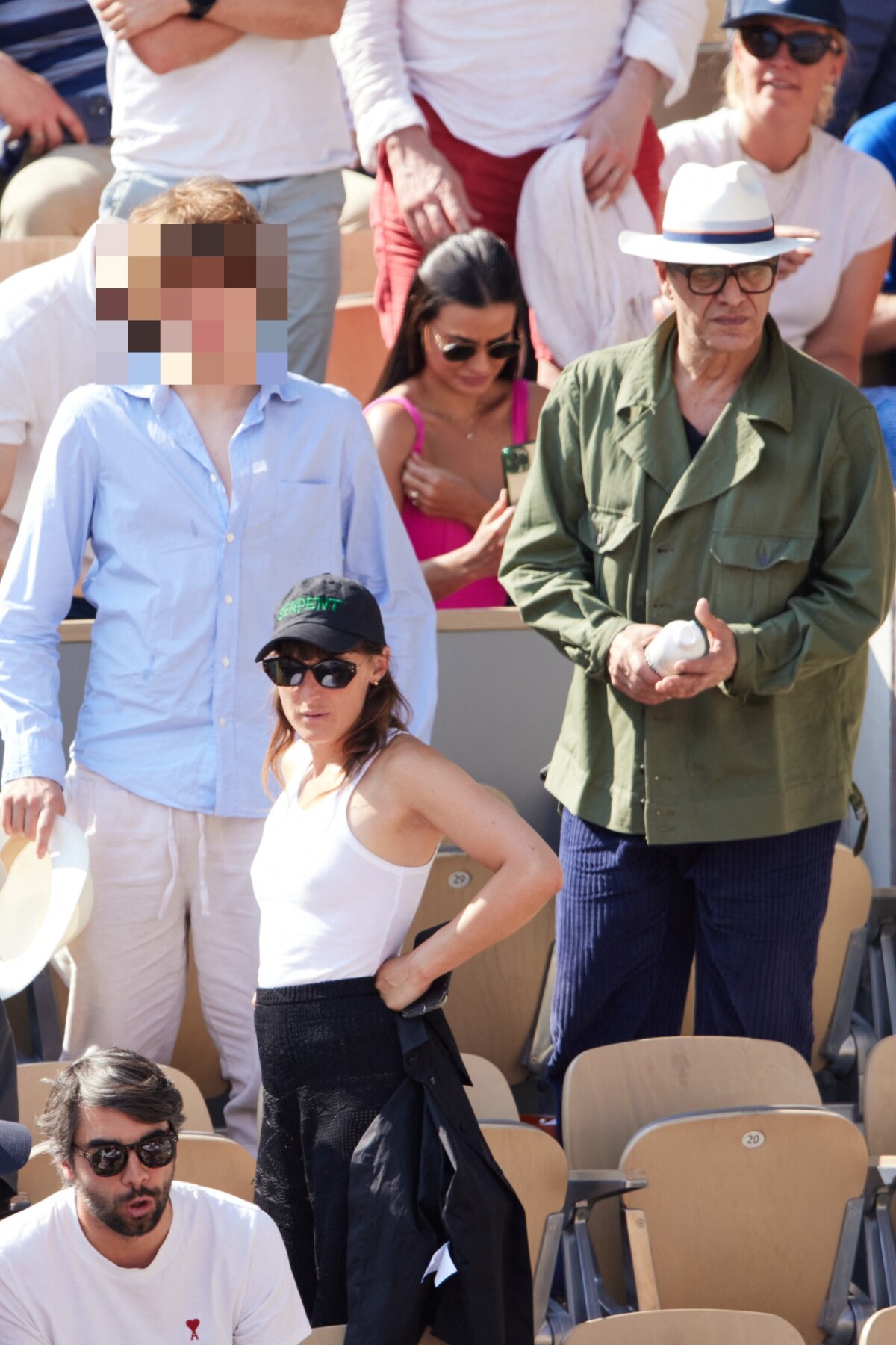 Photo : Père de quatre enfants, il s'est rendu à Roland-Garros avec