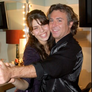 Roberto Alagna et sa fille Ornella, née de son premier mariage avec Florence.