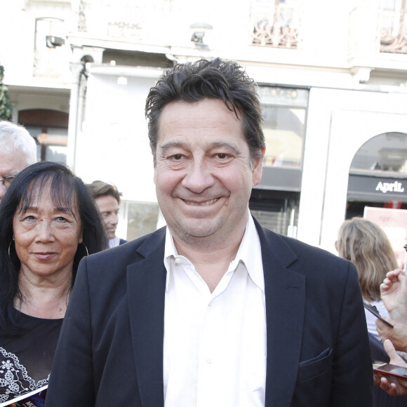 Exclusif - Le Parrain Laurent Gerra à la 2ème édition du festival du cinéma français et gastronomie au casino de Aix les Bains le 6 juin 2023. © Denis Guignebourg / Bestimage  