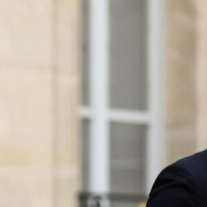 Gérald Darmanin, ministre de l'Intérieur et Gabriel Attal, Porte-parole du Gouvernement à la sortie du conseil des ministres, au palais de l'Elysée, Paris, France, le 16 mars 2022. © Stéphane Lemouton/Bestimage 