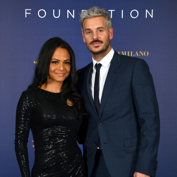 Exclusif - Christina Milian et son mari M. Pokora (Matt Pokora) - Photocall du gala annuel de la Fondation Elina Svitolina au Yacht Club de Monaco. Le 2 décembre 2022 © Bruno Bebert / Bestimage