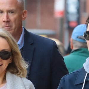 Naomi Watts et Billy Crudup sur le tournage de "Gispy" à New York le 2 novembre 2016. 