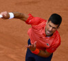 Novak Djokovic (Srb) - Finale homme des Internationaux de France de tennis de Roland Garros 2023 entre Novak Djokovic et Casper Ruud à Paris le 11 juin 2023. 