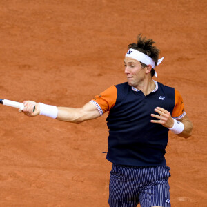 Casper Ruud (Nor) - Finale homme des Internationaux de France de tennis de Roland Garros 2023 entre Novak Djokovic et Casper Ruud à Paris le 11 juin 2023. 