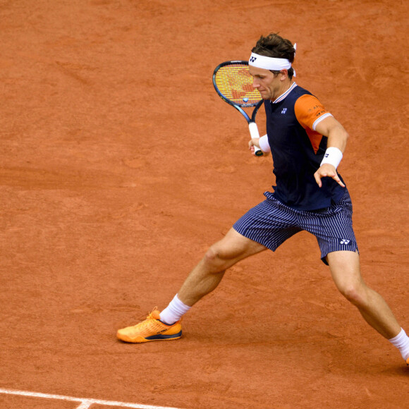 Casper Ruud (Nor) - Finale homme des Internationaux de France de tennis de Roland Garros 2023 entre Novak Djokovic et Casper Ruud à Paris le 11 juin 2023. 