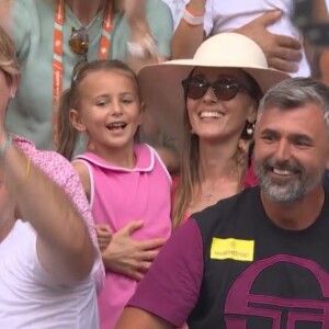 Jelena Djokovic, la femme de Novak Djokovic, après la victoire du Serbe lors de la finale de Roland-Garros le 11 juin 2023.