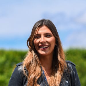 Camille Cerf, miss France 2015 et ambassadrice LPEJ 2022 lors de la 8ème édition du "Longines Paris Eiffel Jumping" au Champ de Mars à Paris, le 26 juin 2022. © Perusseau/Gorassini/Tribeca/Bestimage 