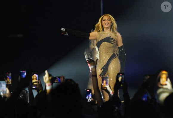 Au Stade de France, la chanteuse a fait monter sur scène sa fille Blue Ivy.Beyonce Knowles en concert à la "Friends Arena" à Stockholm en Suède, le 10 mai 2023. C'est le premier concert de sa tournée mondiale "Renaissance World Tour".