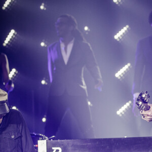 Exclusif - Philippe Almosnino - Johnny Hallyday en concert au POPB AccorHotels Arena à Paris. Le 27 novembre 2015 © Wino / Bestimage 