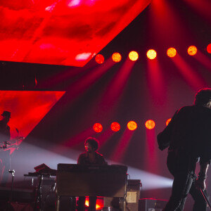 Exclusif - Yarol Poupaud - Johnny Hallyday en concert au POPB AccorHotels Arena à Paris. Le 27 novembre 2015 © Dimitri Coste / Bestimage 