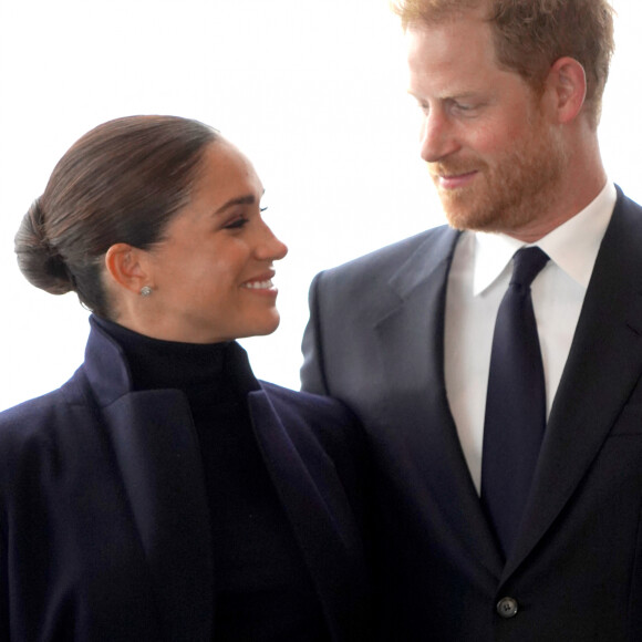 Le prince Harry et Meghan Markle ont visité le World Trade Center à New York le 23 septembre 2021. © Sonia Moskowitz Gordon/ZUMA Press Wire / Bestimage 