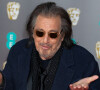 Il ne s'y attendait pas pourtant, Al Pacino est une nouvelle fois papa. 
Al Pacino - 73e cérémonie des British Academy Film Awards (BAFTA) au Royal Albert Hall à Londres. 