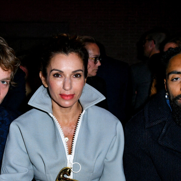 Lukas Ionesco, Aure Atika, Fary Lopes - Front Row du défilé Lanvin Collection Femme Prêt-à-porter Printemps/Eté 2023 lors de la Fashion Week de Paris (PFW), France, le 3 octobre 2022. © Veeren-Clovis/Bestimage