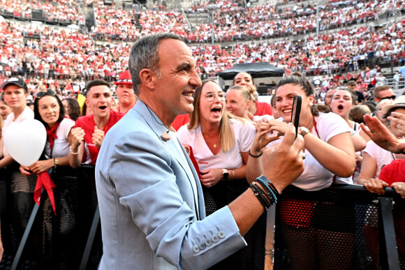 Exclusif - Nikos Aliagas - Enregistrement de l'émission "La chanson de l'année" dans les Arènes de Nîmes, diffusée le 17 juin sur TF1. © Bruno Bebert-Christophe Clovis / Bestimage