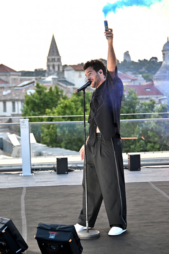 Exclusif - Amir Haddad - Enregistrement de l'émission "La chanson de l'année" dans les Arènes de Nîmes, présentée par N.Aliagas et diffusée le 17 juin sur TF1 © Bruno Bebert-Christophe Clovis / Bestimage 