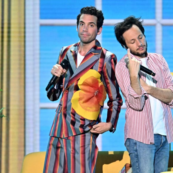 Exclusif - Mika et Vianney - Enregistrement de l'émission "La chanson de l'année" dans les Arènes de Nîmes, présentée par N.Aliagas et diffusée le 17 juin sur TF1 © Bruno Bebert-Christophe Clovis / Bestimage 