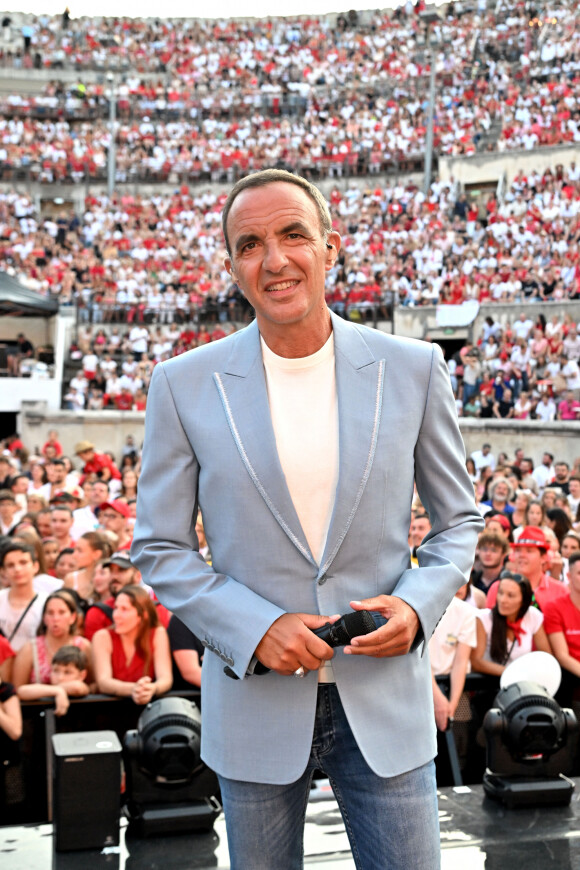 Exclusif - Nikos Aliagas - Enregistrement de l'émission "La chanson de l'année" dans les Arènes de Nîmes, présentée par N.Aliagas et diffusée le 17 juin sur TF1 © Bruno Bebert-Christophe Clovis / Bestimage 