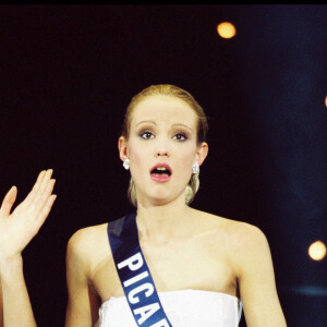 Une union célébrée six ans après le sacre d'Elodie Gossuin à Miss France.
Elodie Gossuin, Miss Picardie, est élue Miss France 2001 au Grimaldi Forum à Monaco le 10 décembre 2000.