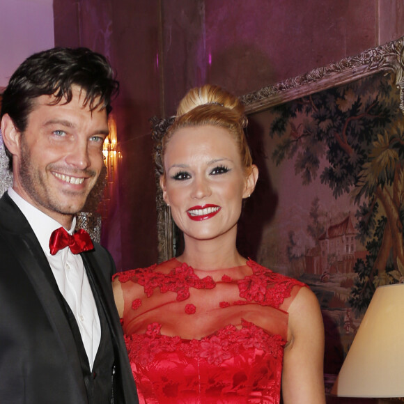 Elodie Gossuin et son mari Bertrand Lacherie - 38ème édition de la cérémonie des Best au Salon Hoche à Paris le 15 décembre 2014. 