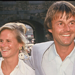 Nicolas Hulot et son mariage avec Isabelle Patissier à Saint Malo en 1993.