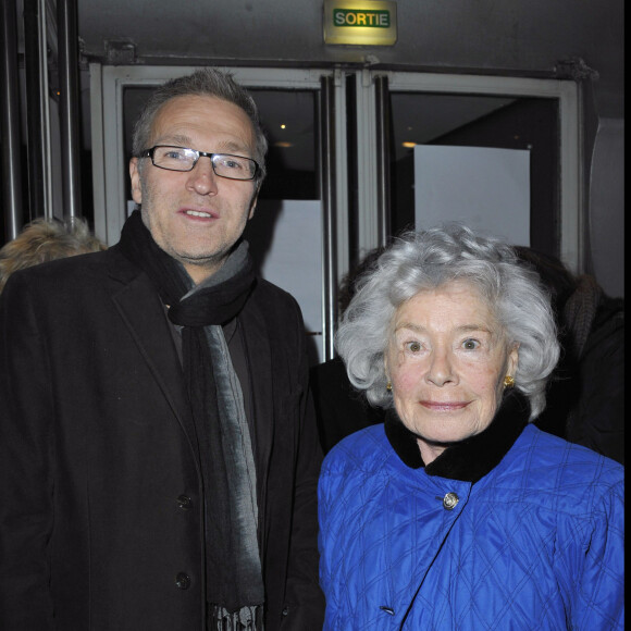 Exclusif. Laurent Ruquier et Claude Sarraute à la générale du spectacle de Gaspard Proust à la Cigale à Paris le 16 décembre 2010.