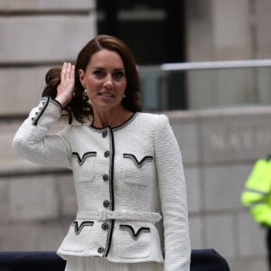 Catherine (Kate) Middleton, princesse de Galles, arrive à la réouverture de la National Portrait Gallery à Londres, Royaume-Uni, le 20 juin 2023. 